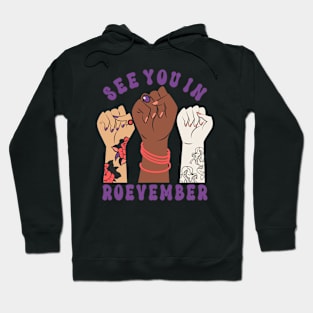 Election 2024 Womens Rights Statement See You In Roevember Hoodie